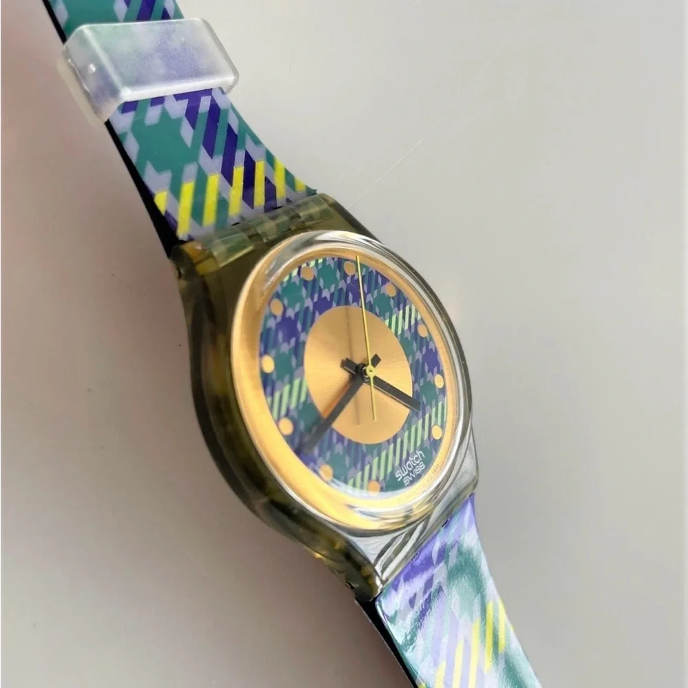 Vintage 1992 Swatch Ghent Tailluer Dopamine watch